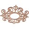 Ekena Millwork Dijon Wood Fretwork Pierced Ceiling Medallion, Cherry, 16"OD x 5 1/4"ID x 1/4"T CMWP16X16X0250DICH - alternate 4